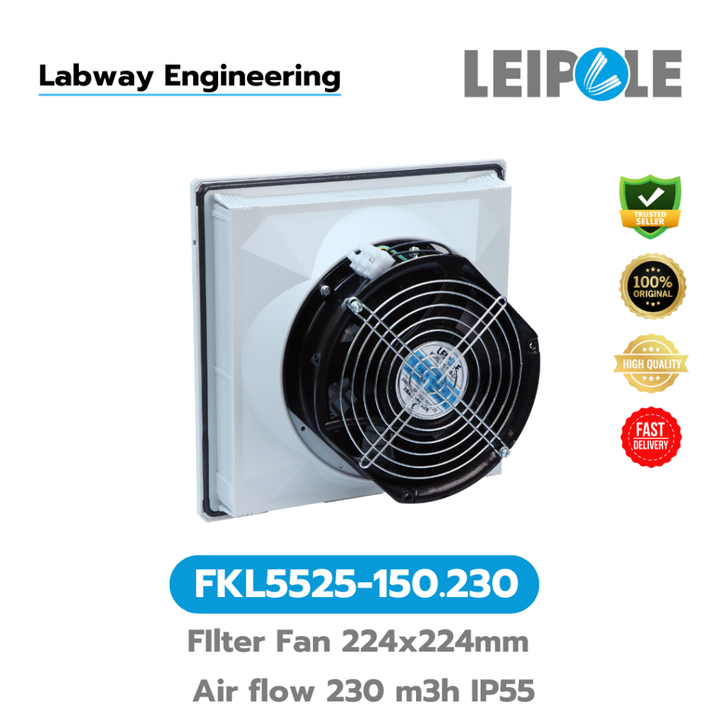 LEIPOLE FIlter Fan FKL5525-150.230 Air flow 230 m3h IP55