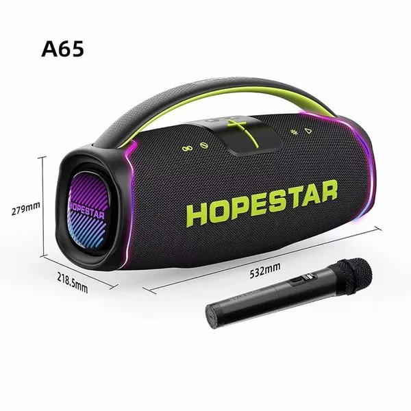 HOPESTAR รุ่น A65 ลำโพง Bluetooth 300 วัตต์ กันน้ำ IPX6 ปรับเสียงเบส 3 โหมด ของแท้ประกันศูนย์ไทย 1ปี