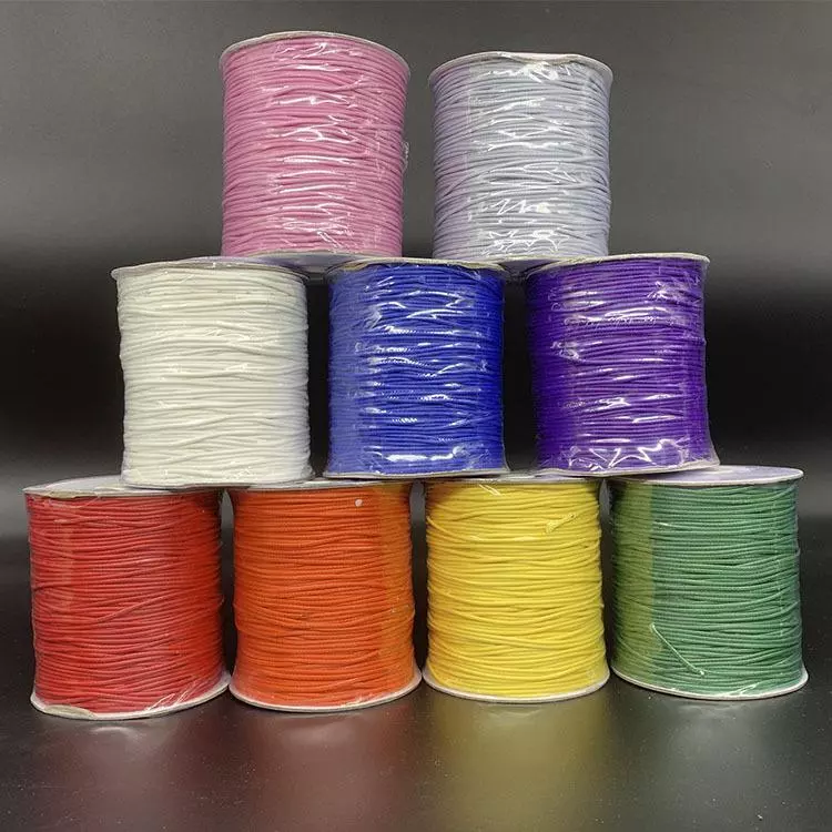 เชือกเทียน ขนาด 0.5mm 1mm 2mm ยาว อุปกรณ์งานฝีมือ ของตกแต่งชิ้นงาน DIY ร้อยกำไล สร้อย