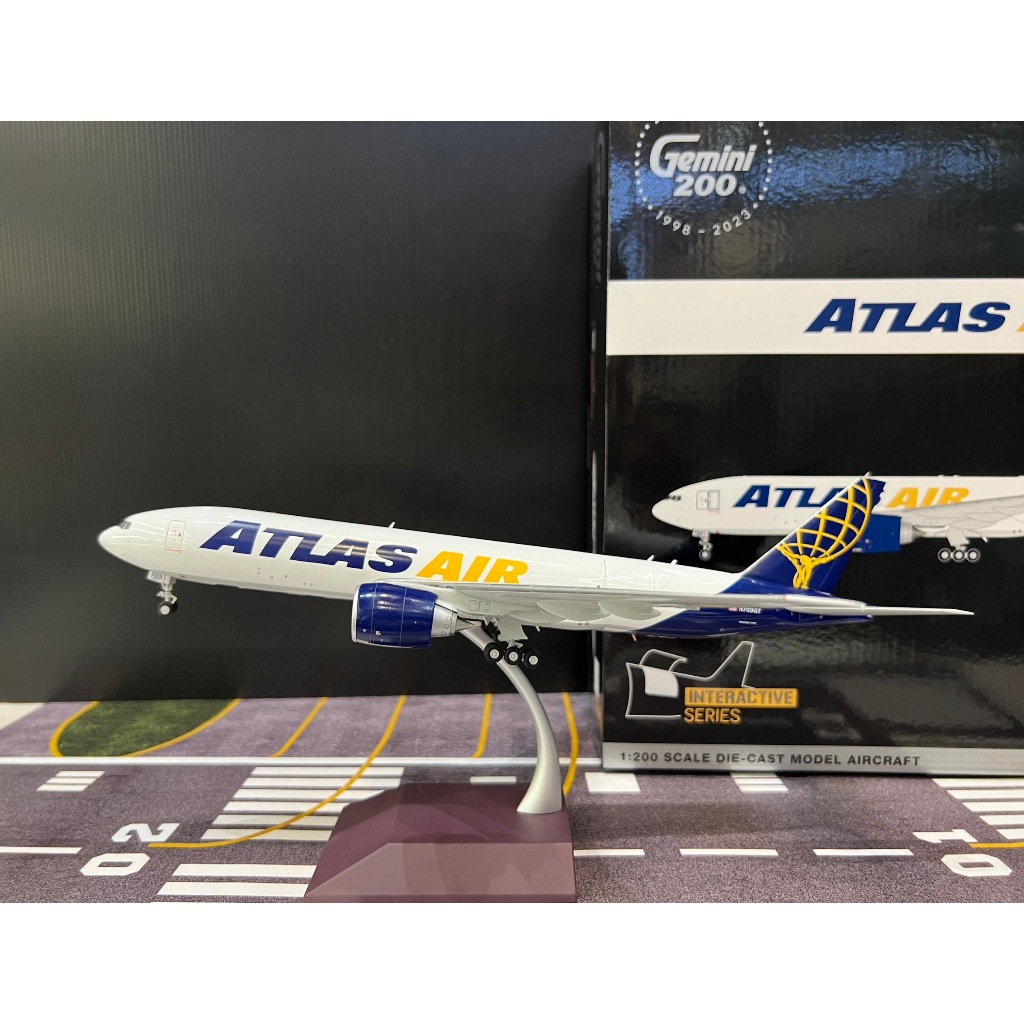 Gemini Jets [G21381] 1:200 Atlas Air 777-200LRF N703GT [interactive]