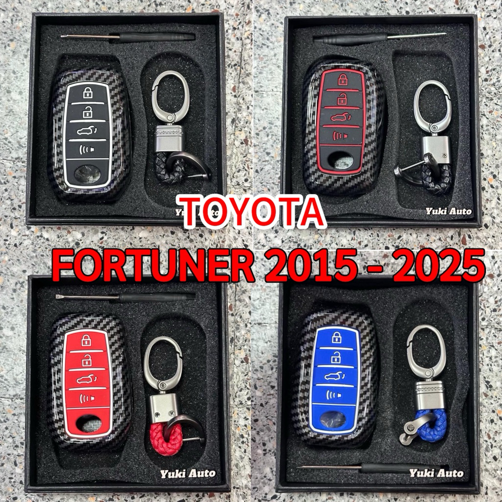 Carbon Key Case TY8 ตรงรุ่น TOYOTA FORTUNER 2015-2025