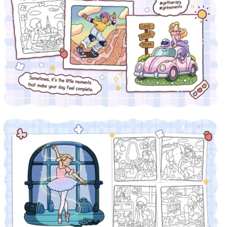 🇹🇭ส่งเร็ว สมุดระบายสี Girl Moments Vol.2