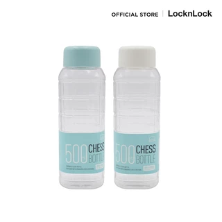 LocknLock ขวดน้ำพลาสติก Chess Water Bottle ความจุ 500 ml. รุ่น HAP816