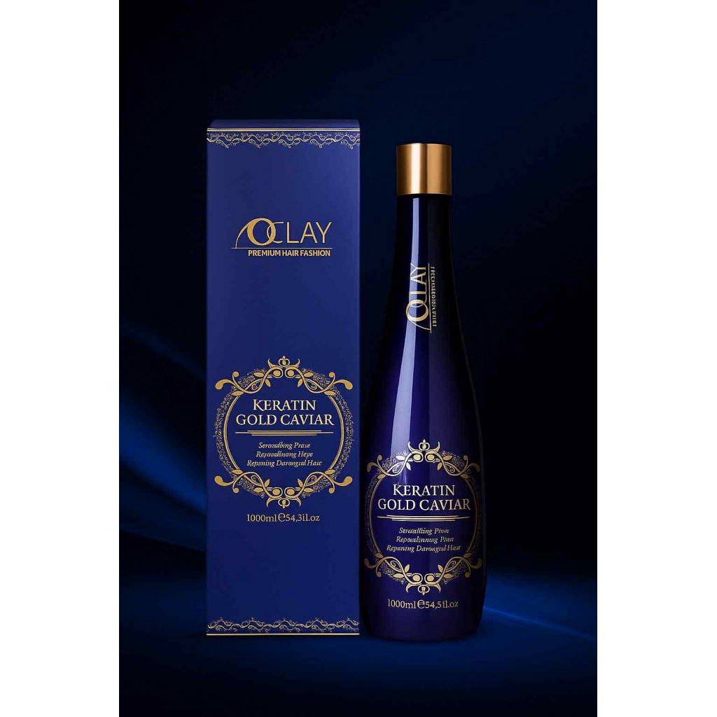 Oclay keratin  โกลด์คาร์เวียร์เคราติน(รุ่นใหม่ เนื้อสีเขียวอ่อน)
