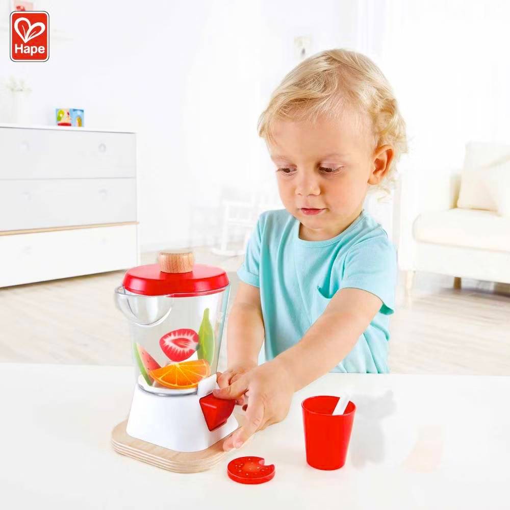 Hape - ของเล่นจำลอง เครื่องปั่นสมูทตี้ Smoothie Blender (3Y+) - E3158