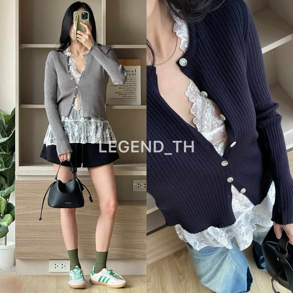 Legend | Wake up see set งาน Set 2 ชิ้น ได้เสื้อไหมพรม+ซีทรู