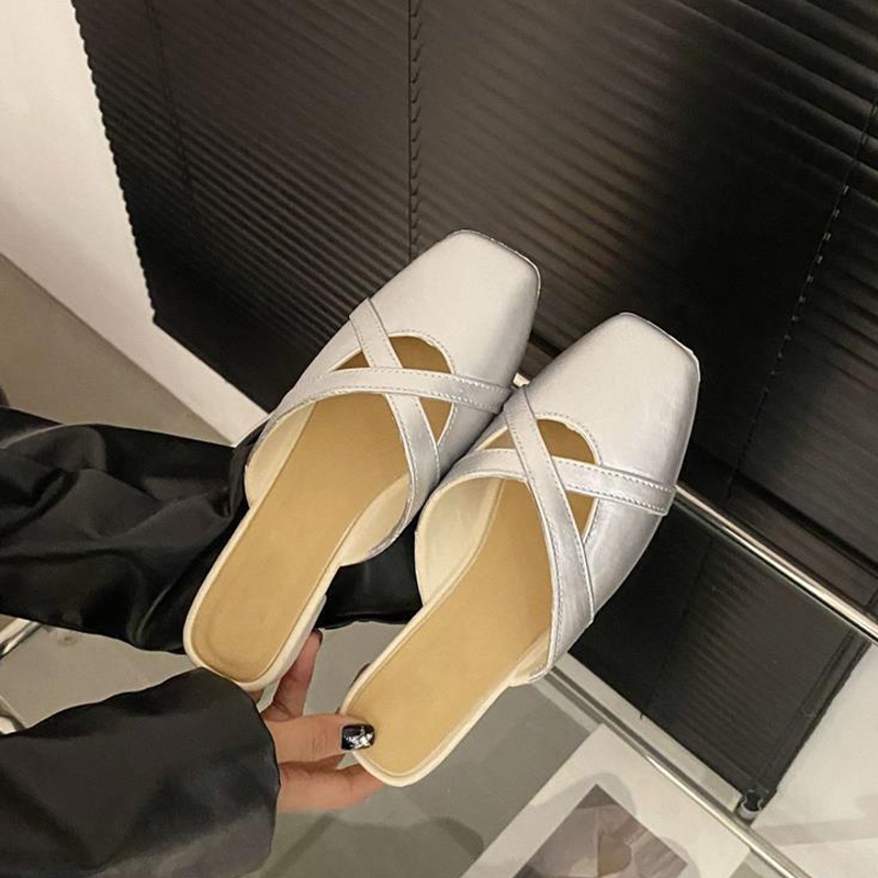 Fshoes คอลเลคชั่นแนะนำขายดี รองเท้าคัทชูเปิดส้นผู้หญิง งานแฟชั่น ดีไซน์สวย ทรงดี งานเรียบหรูดูมินิมอล สาวๆที่หารองเท้าท