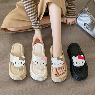 พร้อมส่ง 🇹🇭รองเท้าแตะส้นสูง 𝗞𝗶𝘁𝘁𝘆 สุดคิ้วท์💗