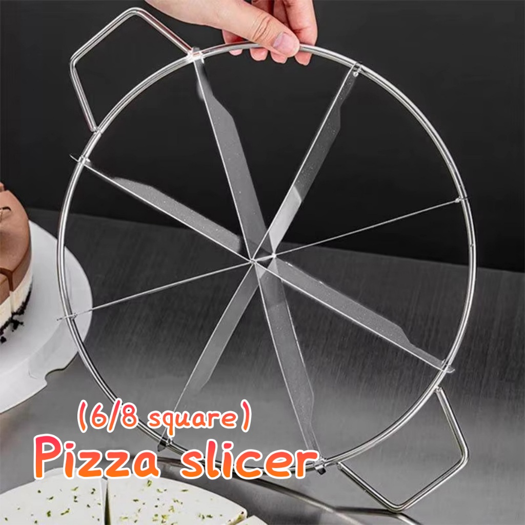 ร้านอยู่กทม.เครื่องตัดพิซซ่า8ช่อง 6ช่อง วงตัดเค้ก28CM แบบสแตนเลส วงแบ่งเค้กเท่ากัน - รูปที่ 3