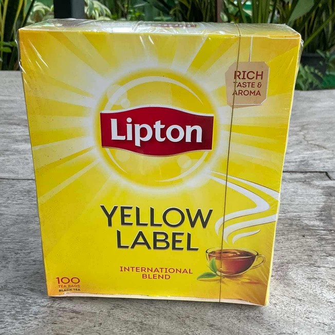 [พร้อมส่ง] Lipton Yellow Label Tea 100 Bags ชาดำชั้นดี 100% จากลิปตันคัดสรรใบชาคุณภาพดี
