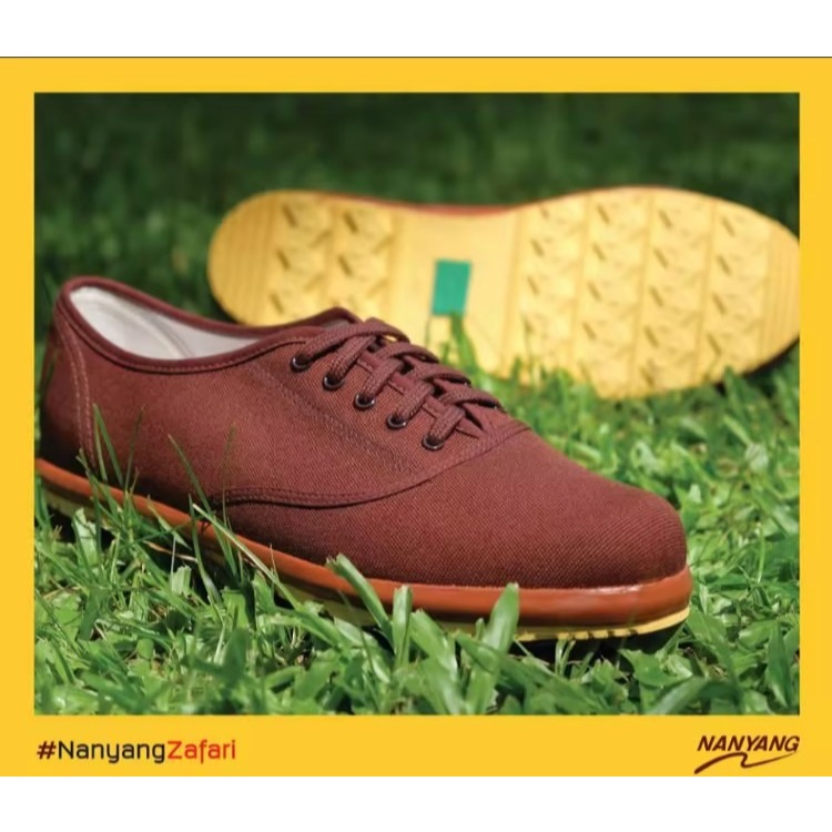 NANYANG Zafari รองเท้าผ้าใบนันยาง ซาฟารี รุ่น 121-Z เบอร์ 37-45 สีโกโก้