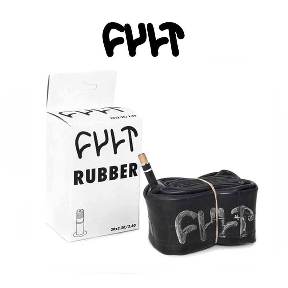 ยางในจักรยาน BMX CULT RUBBER TUBE  ขนาด 20 x 2.20/2.40" สีดำ