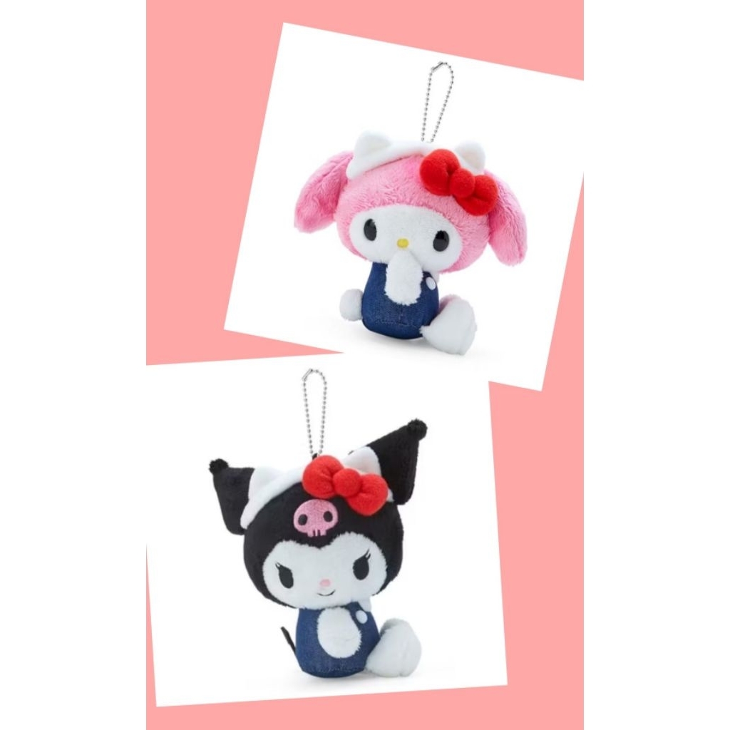 พวงกุญแจห้อยกระเป๋า Kitty 50th Kitty/My melody