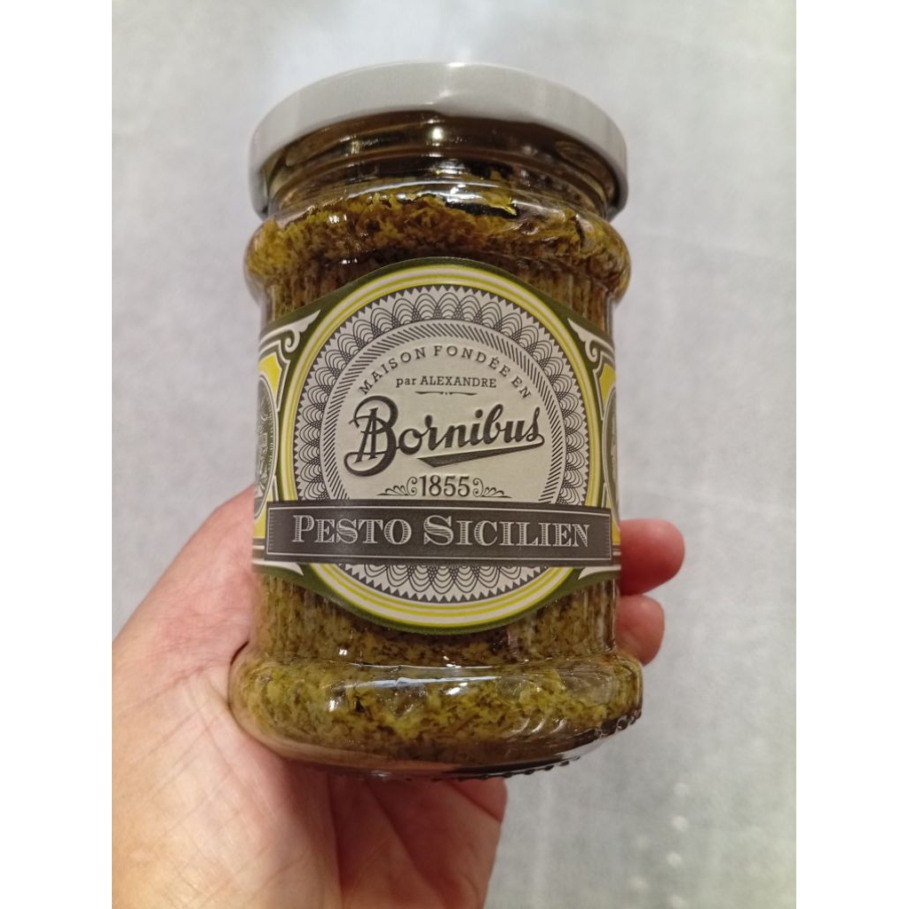 Bornibus Pesto Sicilien 230กรัม ซอสสำหรับจิ้ม 230กรัม