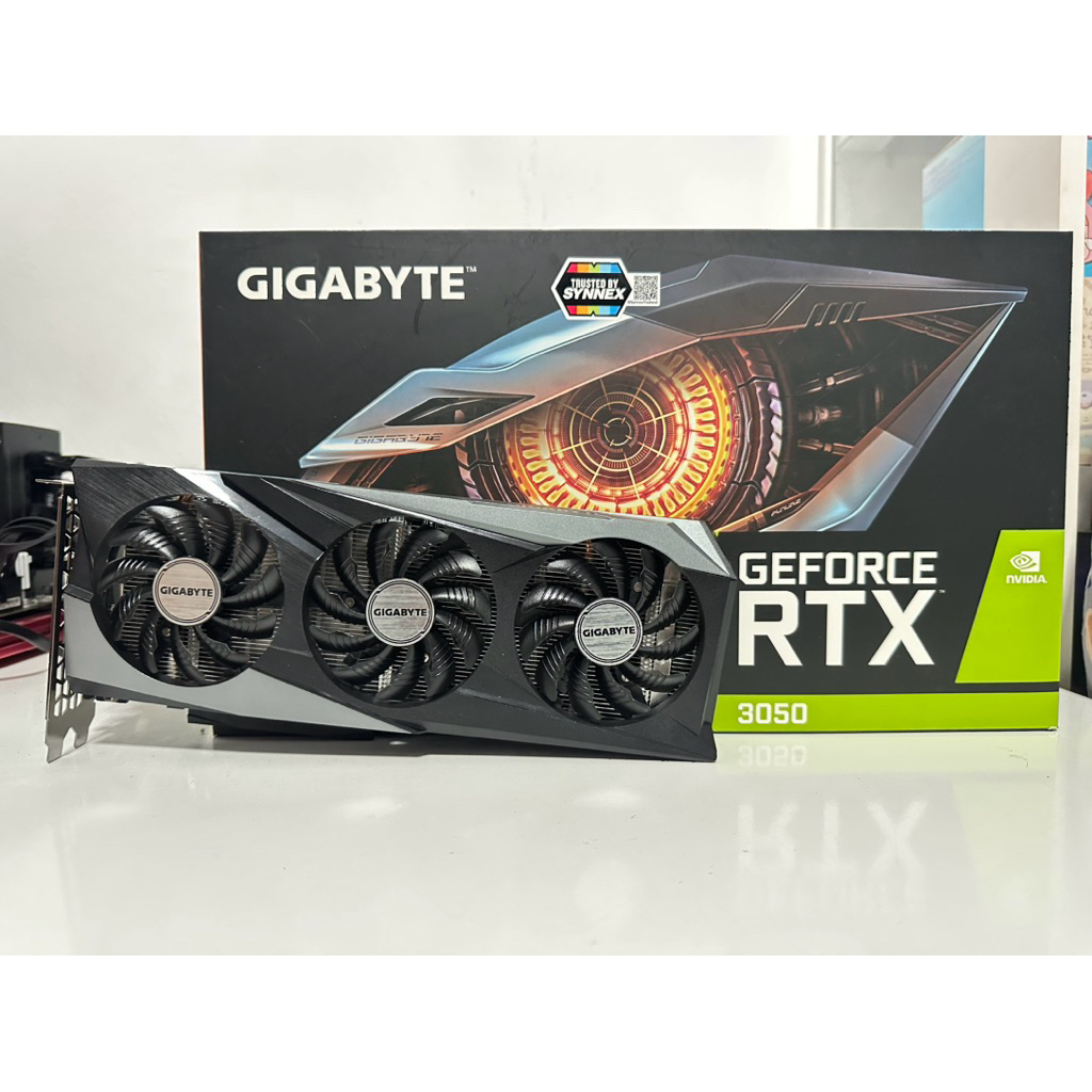 VGA GIGABYTE RTX3050 GAMING OC 8GB (การ์ดจอมือสอง)