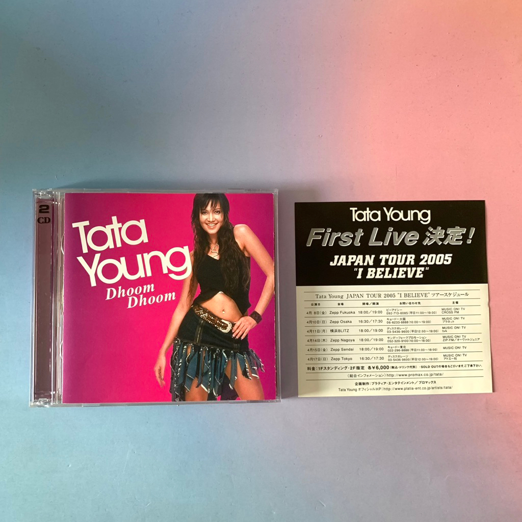 🛒 (พร้อมส่ง) CD ซีดีเพลง: Tata Young (ทาทา ยัง) — Dhoom Dhoom (Japan Edition) [Japan]
