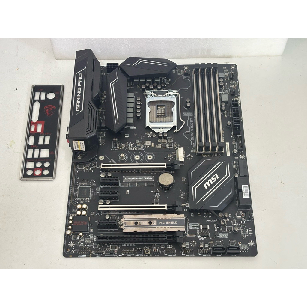 MAI Z270 GAMING PRO DDR4 CARBON มือ2 ไม่มีกล่องใช้งานปกติ สภาพยังสวย