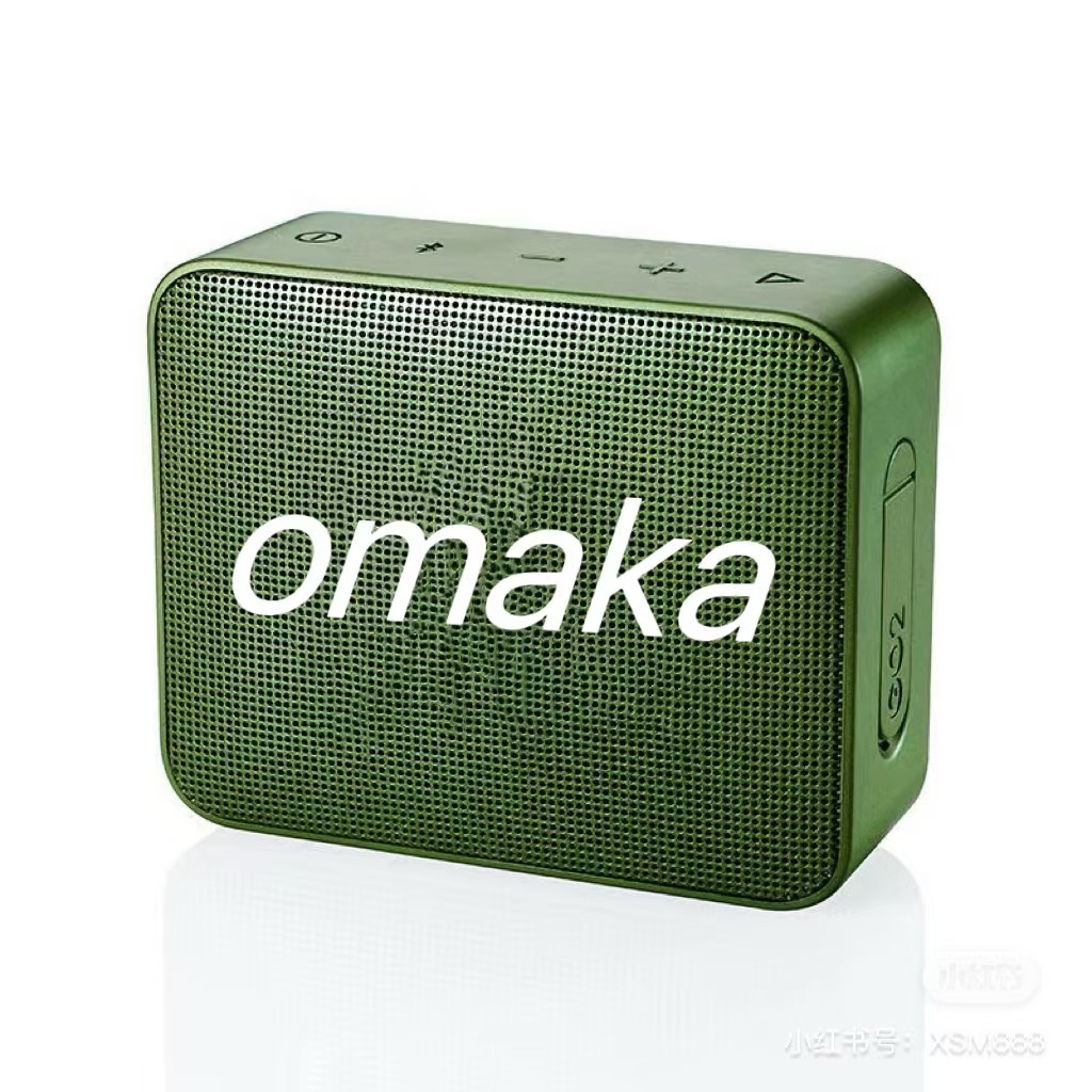 ลำโพงบลูทูธ รุ่น OMAKA คุณภาพเสียงดี เบสเเน่น เเบตอึดทนนาน รองรับ USB / TFCard / AUX / FMวิทยุ ฟังก์
