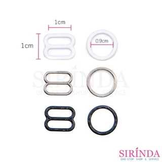 ห่วงเสื้อใน ห่วงปรับสายบรา ห่วงกลมโลหะไม่ขึ้นสนิม แบบหนา Bra Ring (00380001) (ห่อเล็ก)