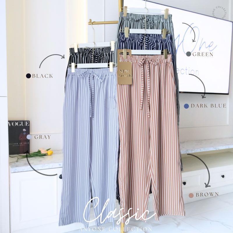 𝑪𝒍𝒂𝒔𝒔𝒊𝒄  ใหม่ล่าสุด⭐งานตัดไทยพร้อมส่ง⭐กางเกงขายาวพิมพ์ลาย (มีไซส์ให้เลือก) ใส่สบายมาก ผ้าไม่บาง ไม่ยับไม่ต้องรีด - รูปที่ 5