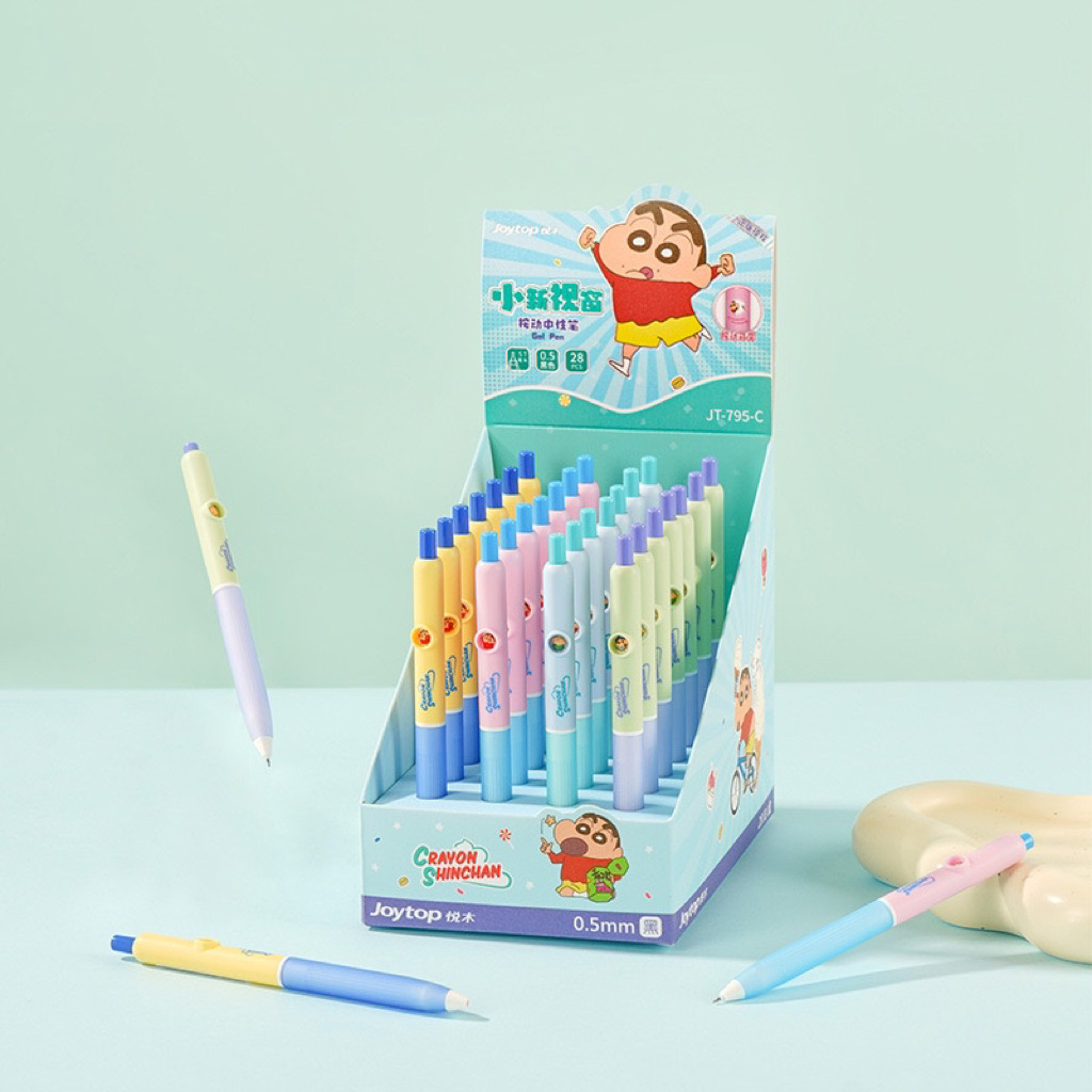 Crayon Shinchan ปากกาเจล ลายชินจัง เปลี่ยนหน้าได้ งานแท้ Joytop JT-795-C