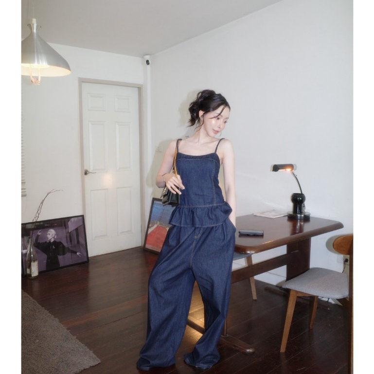 VN320-1 >> 🔴 VENUS SET IN JEANS - TANK WITH PANTS 🔴