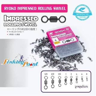 ลูกหมุนถังลาย RYOKO IMPRESSED ROLLING SWIVEL กล่องละ 200 ตัว