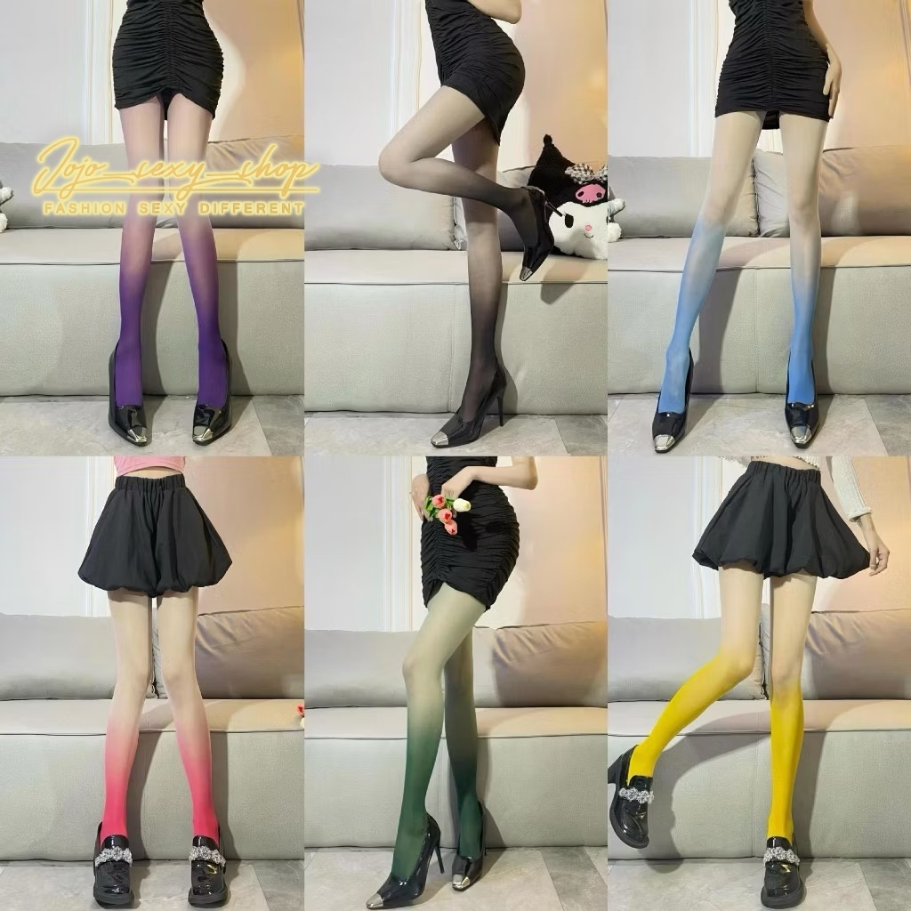 ถุงน่องเต็มตัว เกรดA ไล่สี สตรี ซัพพอร์ต 0D บาง แซบ น่ารักมาก ยืดดี ส่งจากไทย 01SW-HSWXL