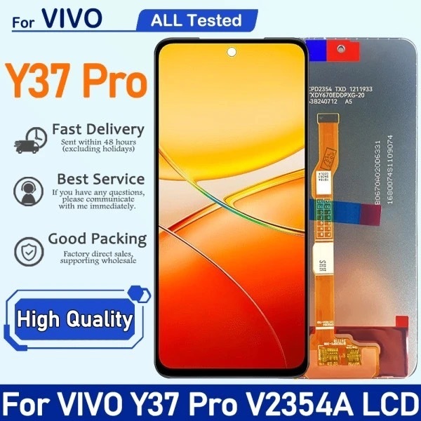 จอ+ทัชกรีน สําหรับVIVOY28 / Y19s / Y37 pro จอแสดงผลLCD Touch Screen Digitizer AssemblyสําหรับVivoY28