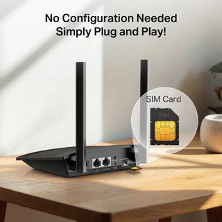 TP-Link TL-MR101 เราเตอร์ใส่ซิม 300 Mbps Wireless N 4G LTE Router รองรับ 4G ทุกเครือข่าย* ประกัน 3 ปี