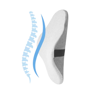 Bwell เบาะรองหลังเพื่อสุขภาพ รุ่น Spine ทรงสูง นุ่มคืนตัวดีมาก บรรเทาปวดหลังได้ดี