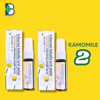 NEW! สเปรย์คาโมมายล์ Kamomile refreshing mouth spray ฉีดแล้วหอมสดชื่น - ขนาด 15 ml.