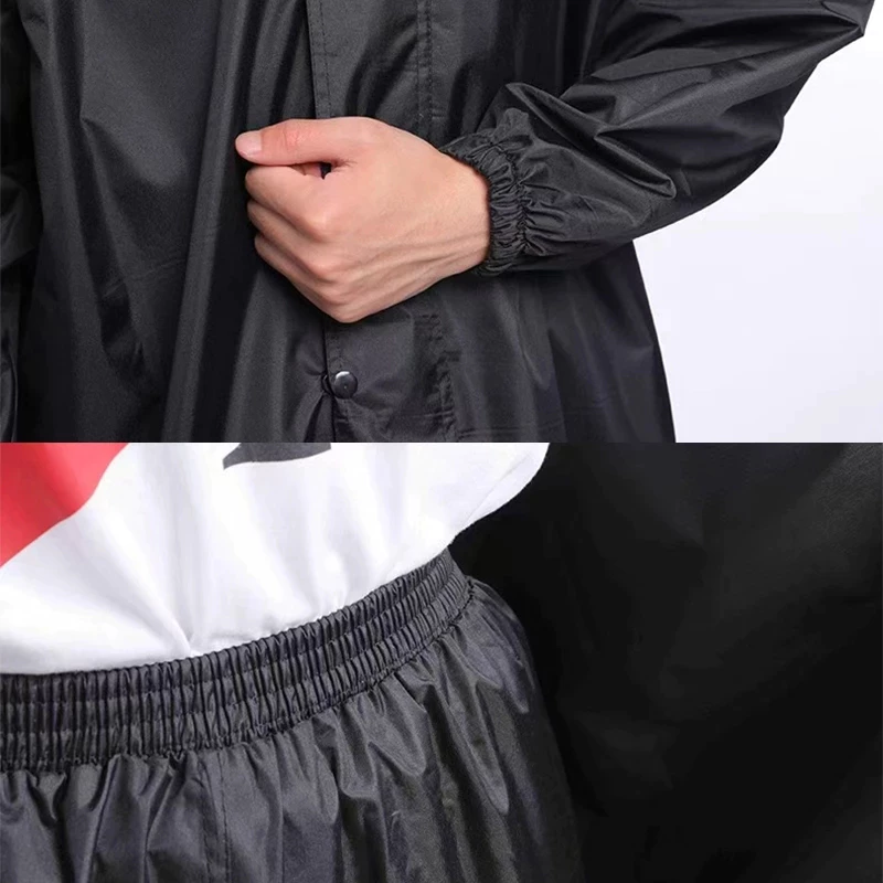 ชุดกันฝนผู้ใหญ่ เสื้อกางเกงแยกชิ้น มีแถบสะท้อนแสง thumbnail 5