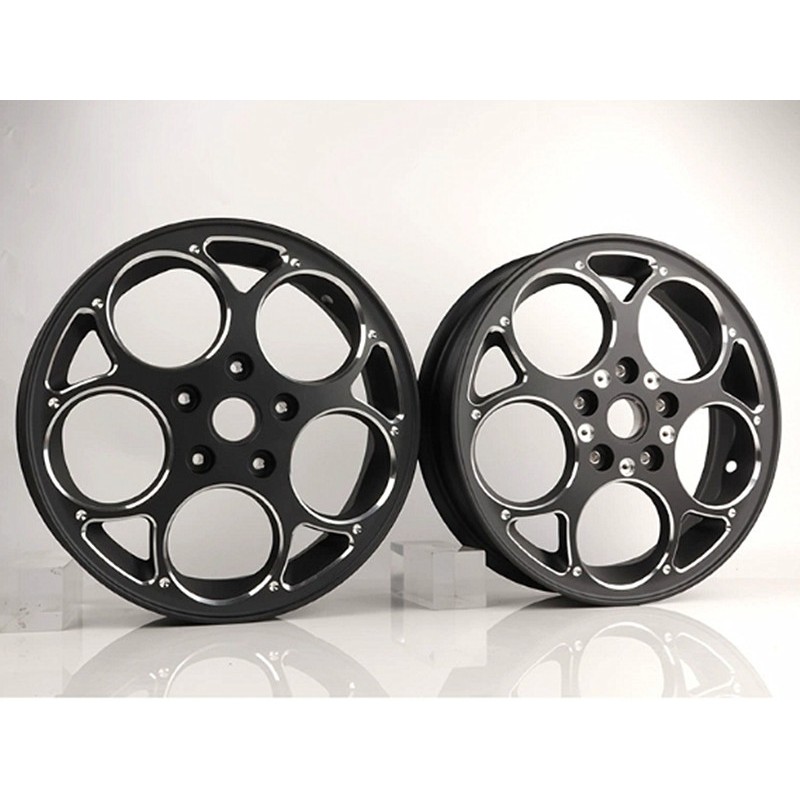 ล้อแม็กเหล็กมอเตอร์ไซค์ ล้อแม็กอลูมิเนียม สำหรับ VESPA GTS 150 GTS 300 12 นิ้ว (คู่ละ) จัดส่งจากไทย