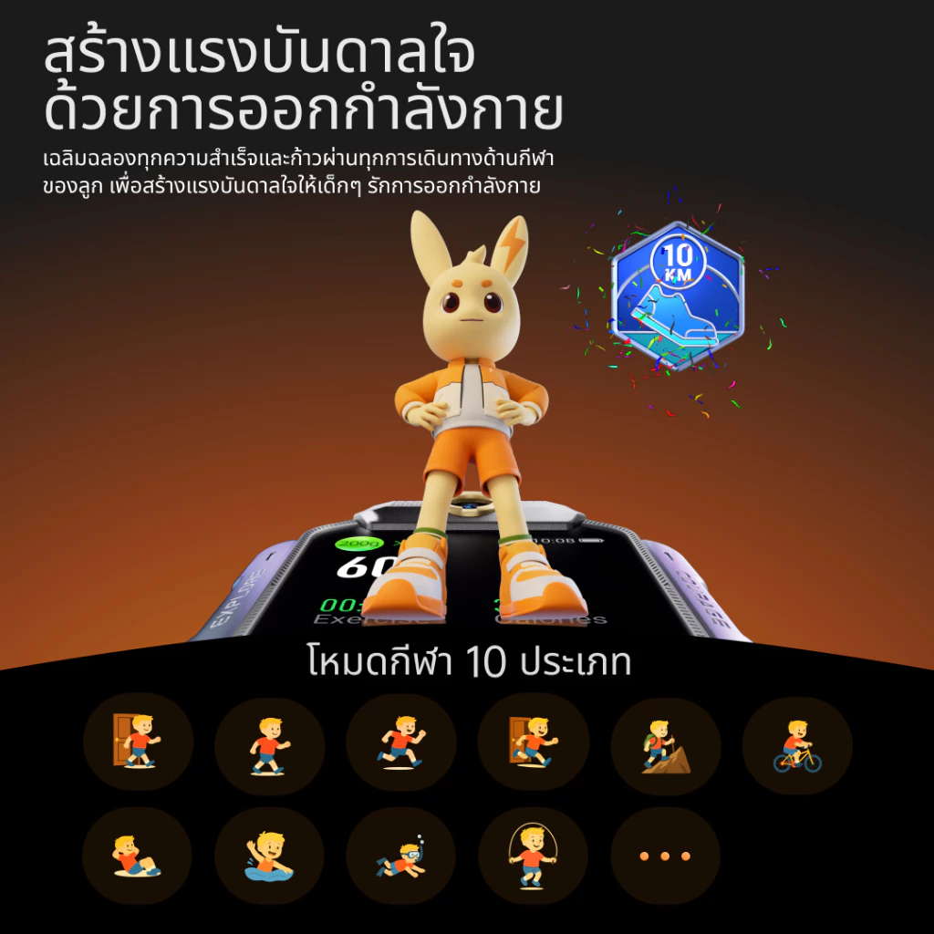 imoo Flagship Model X10 หมุนได้ 360 องศา ดึงหน้าจอได้  วิดีโอคอล กล้องคู่หน้า-หลัง  ระบุตำแหน่งชั้น  ประกัน 1 ปี thumbnail 8