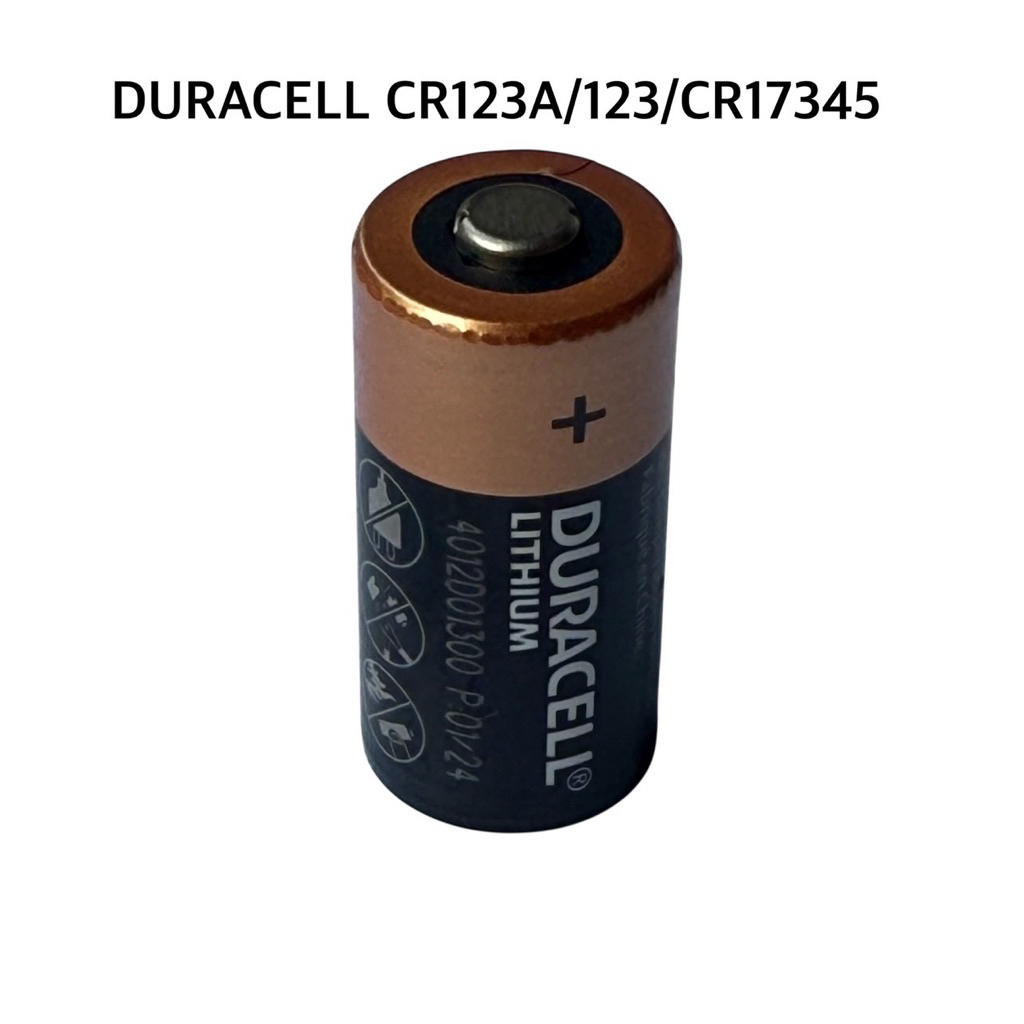 ถ่านDuracell Lithium 123/CR17345 3V ของแท้1ก้อน นำเข้าจากSGP(ออกใบกำกับภาษีได้)