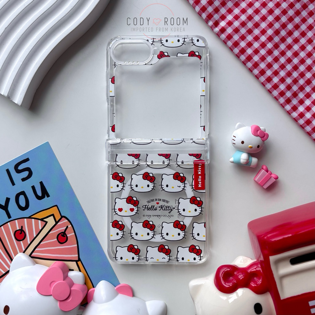 🍎พร้อมส่ง Z Flip 6🍎 Hello Kitty Signature Case