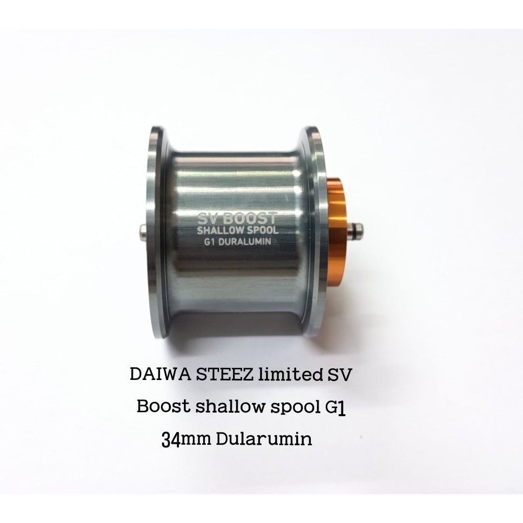 DAIWA STEEZ limited SV Boost shallow spool G1 34mm Dularumin  ของใหม่ Japan