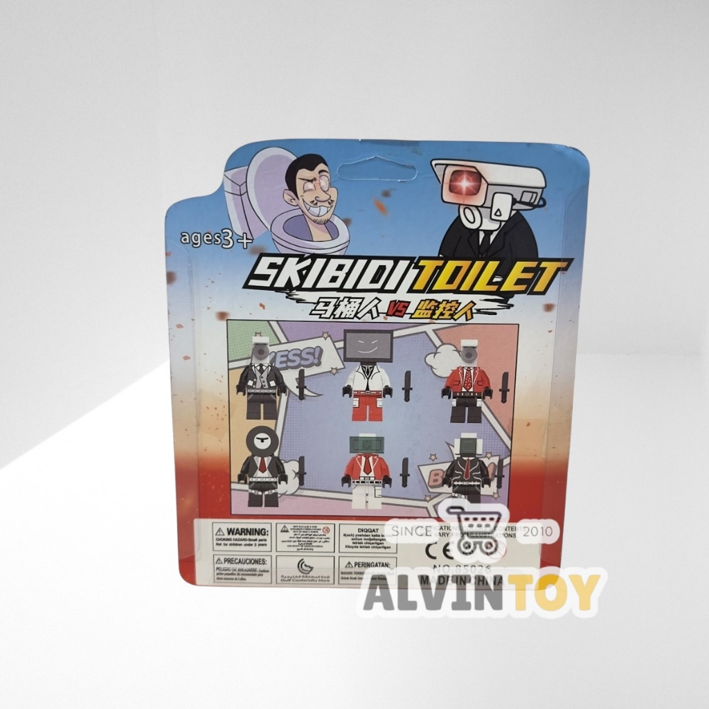 ส่งเร็ว พร้อมส่งจาก กทม. โมเดล ของเล่น Roblox โรบล็อกซ์ สกีบีดี้ ทอยเล็ต พืช ปะทะ ซอมบี้ มายคราฟ ชุด 6 ตัว 12 ตัว - รูปที่ 7