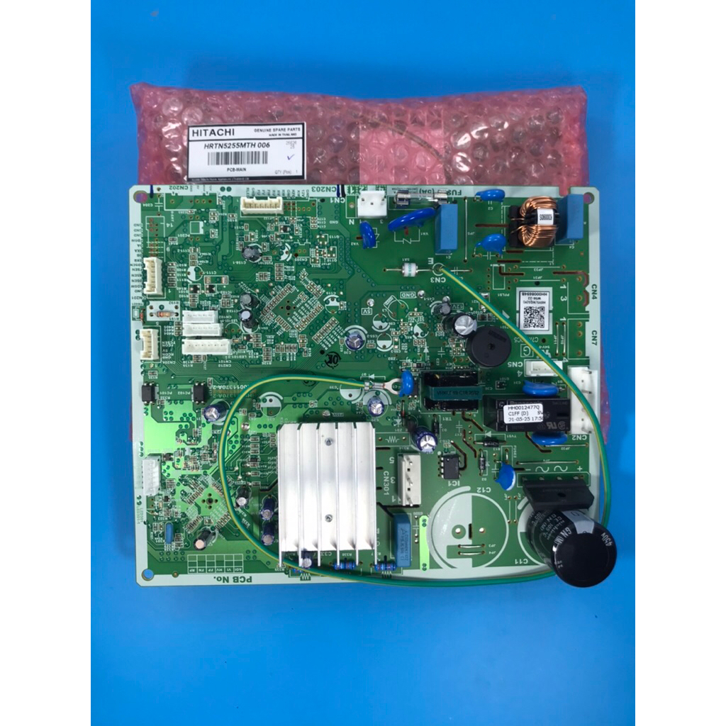 ST3702 HITACHI HRTN5255MTH*006 #AP-134 บอร์ดตู้เย็น แผงควบคุม อะไหล่แท้/ใหม่แท้บริษัท ใช้กับรุ่น HRT