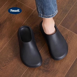 Tawii. รองเท้าแตะ กันลื่น สลิปเปอร์ Slip-ons เบา นุ่ม รองเท้าลำลองผู้ใหญ่ ใส่สบาย รองเท้าแตะกลางแจ้ง