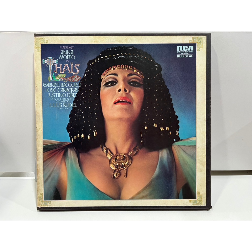 3LP Vinyl Records แผ่นเสียงไวนิล  MASSENET ANNA MOFFO AS THAIS JULIUS RUDEL CONDUCTOR  (H19F11)