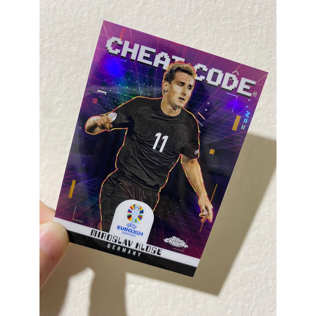 การ์ดฟุตบอล Topps Chrome UEFA Euro 2024 (ขายแยกใบ)