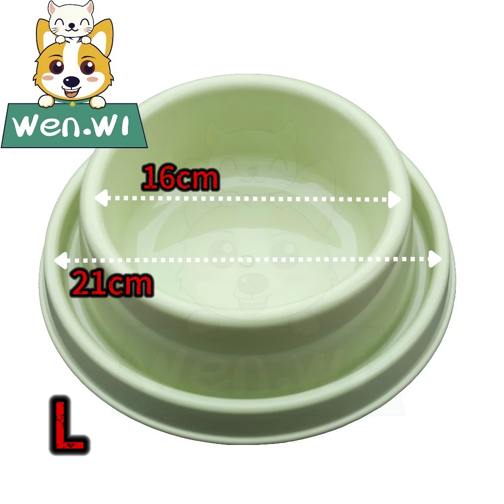 wen.W2 ชามอาหารสัตว์กันมด กันลื่น พลาสติกรีไซเคิล ล้างง่าย thumbnail 5