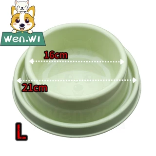 wen.W2【แก้ปัญหามด】ชามอาหารสัตว์ กันลื่น ทำจากพลาสติกรีไซเคิลทนทาน เรียบง่าย ใช้งานดี