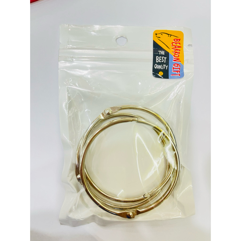 มีครบทุกขนาด 14มม.-50มม. อะไหล่พวงกุญแจ ห่วงอ้า ห่วงร้อยเอกสาร Book ring Card ring ราคาต่อห่อ - รูปที่ 6