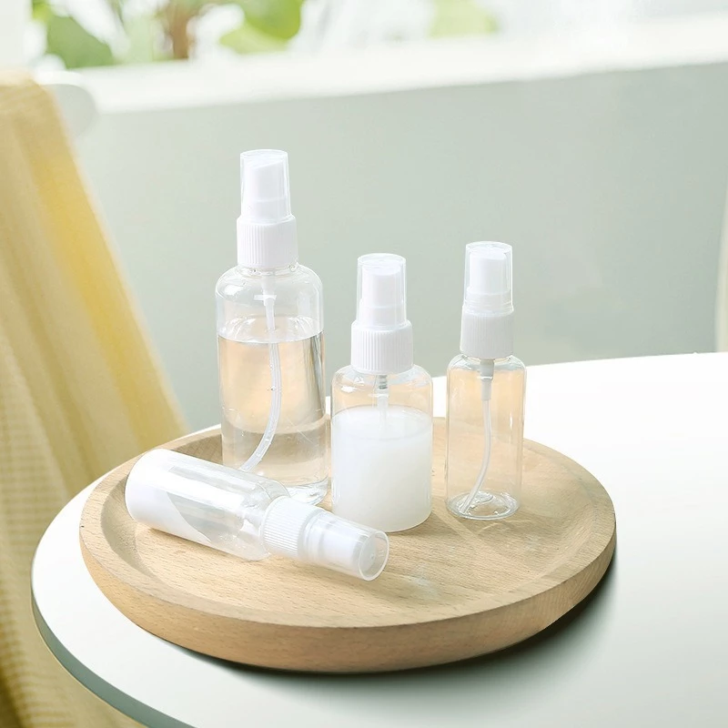 ขวดสเปรย์เปล่า ขวดสเปรย์พลาสติก สเปรย์ฉีด 6ขนาด 30ml.-120ml. ใส่ของเหลว น้ำหอม พกพาได้ ฝาขาว G2743 thumbnail 9