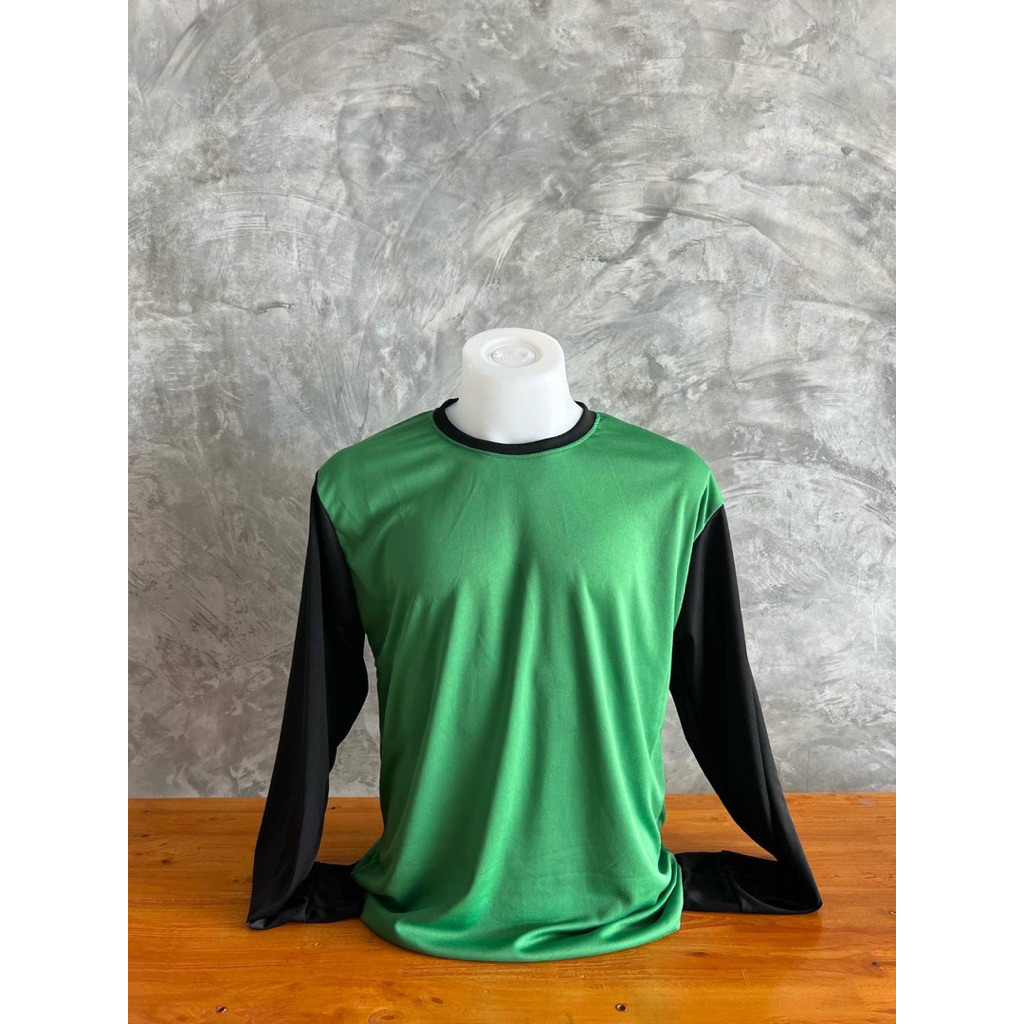 เสื้อแขนยาวคอกลมทูโทน Size M -5xl