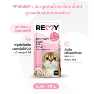 Remy อาหารเปียกแมว [48 ซอง] สูตรดูแลสุขภาพ ไม่เติมเกลือ ขนาด 70 กรัม