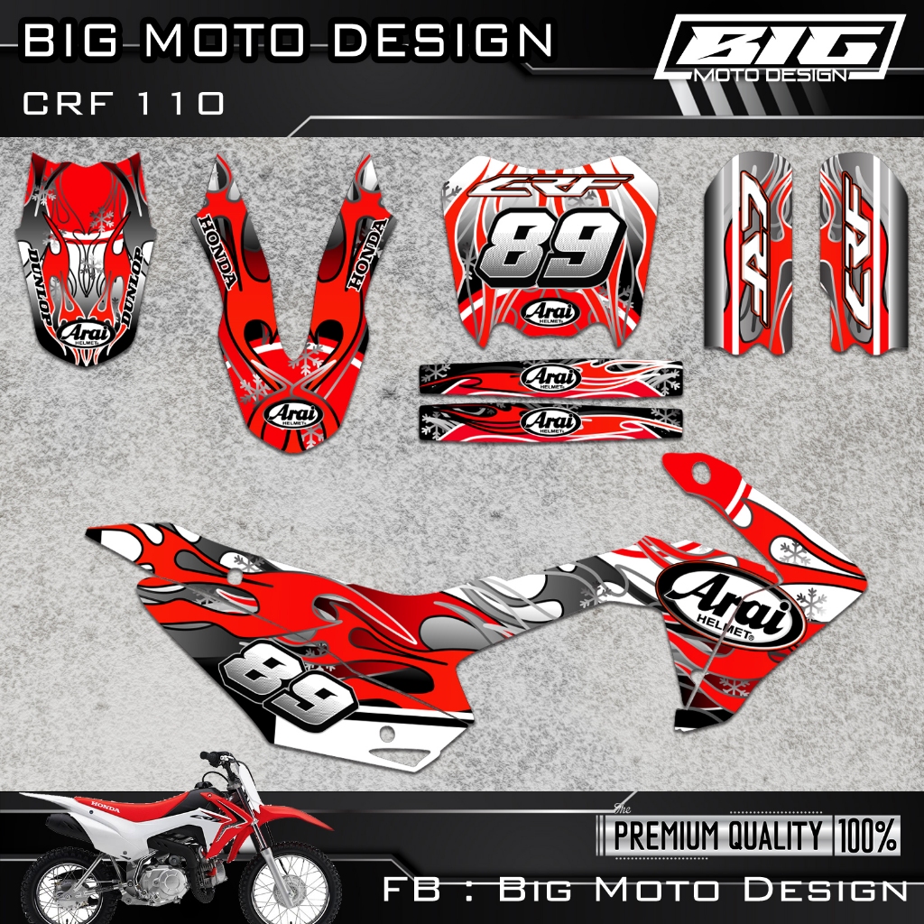 สติ๊กเกอร์ CRF 110 เต็มคัน